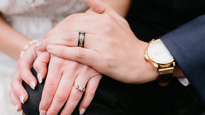 men's wedding ring color guide
