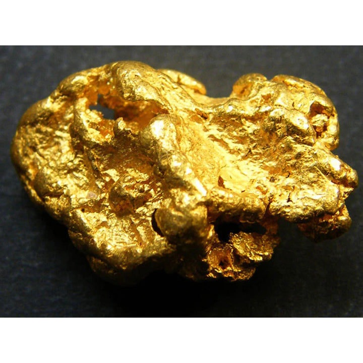 Raw gold nugget, natural unrefined gold for unique rings
