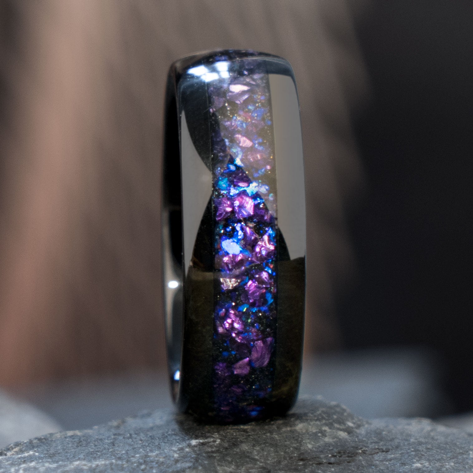 Mens alexandrite wedding band sale