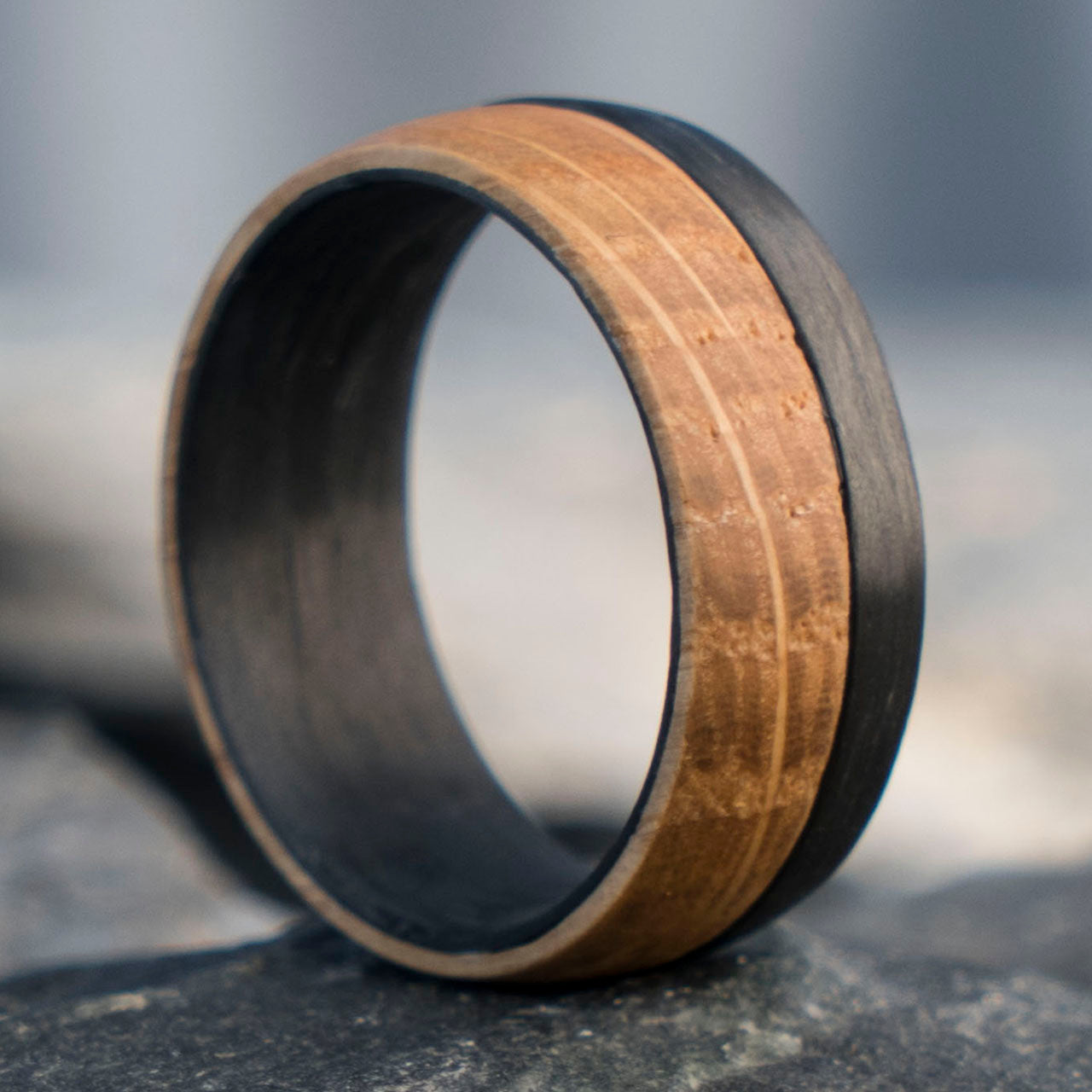 Wooden Wedding Rings Unique Wedding Bands Saga Bands
