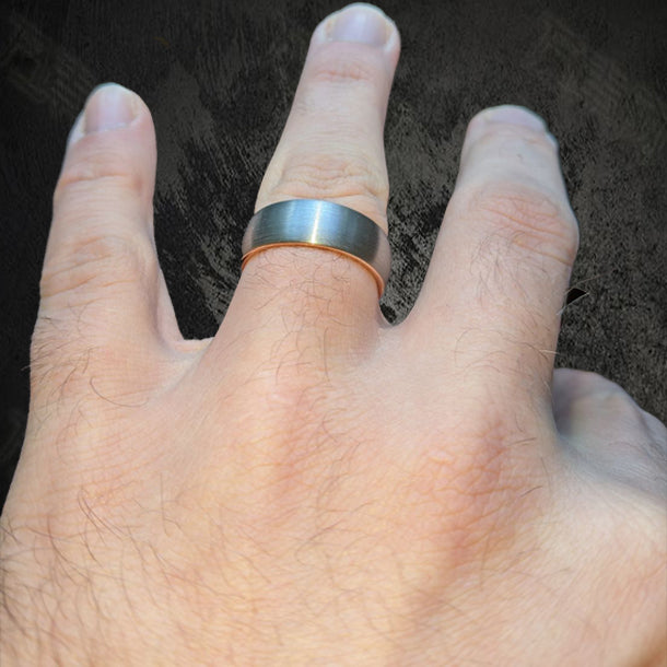 THE INSTIGATOR | Men's Tungsten Carbide Wedding Band | Saga Bands